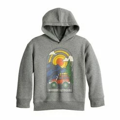 Boys 4-8 Jumping Beans® Fleece Pullover Graphic Hoodie Monster Green -Jumping Beans shop unnamed file 670