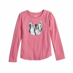 Girls 4-12 Jumping Beans® Puff-Sleeve Tee Flippy Cat -Jumping Beans shop unnamed file 688