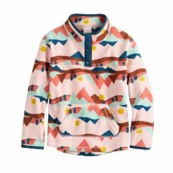 Girls 4-12 Jumping Beans® Quarter-Snap Fleece Pullover Multi Mountain -Jumping Beans shop unnamed file 694