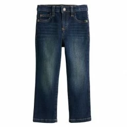 Toddler Boy Jumping Beans® Straight Fit Jeans Dark Wash Solid -Jumping Beans shop unnamed file 707