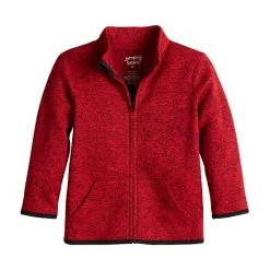 Toddler Boy Jumping Beans® Sweaterfleece Zip Jacket White Tiger