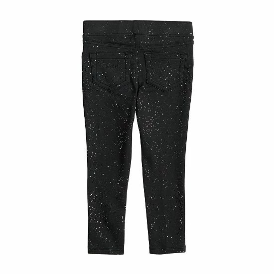 Girls 4-12 Jumping Beans® Colorful Pull-On Jeggings Black Hot Melt 2 Girls 4-12 Jumping Beans® Colorful Pull-On Jeggings Black Hot Melt - Image 2