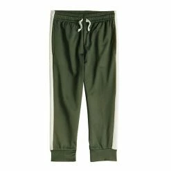 Toddler Boy Jumping Beans® Side Stripe Tricot Jogger Pants Olive -Jumping Beans shop unnamed file 747