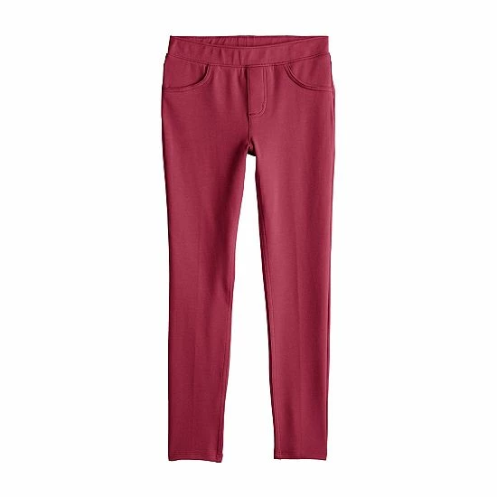 Girls 4-12 Jumping Beans® Colorful Pull-On Jeggings Black Hot Melt 3 Girls 4-12 Jumping Beans® Colorful Pull-On Jeggings Black Hot Melt - Image 3