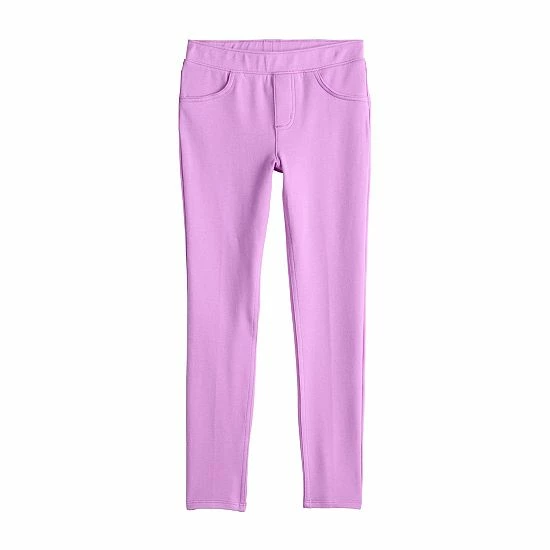 Girls 4-12 Jumping Beans® Colorful Pull-On Jeggings Black Hot Melt 8 Girls 4-12 Jumping Beans® Colorful Pull-On Jeggings Black Hot Melt - Image 8