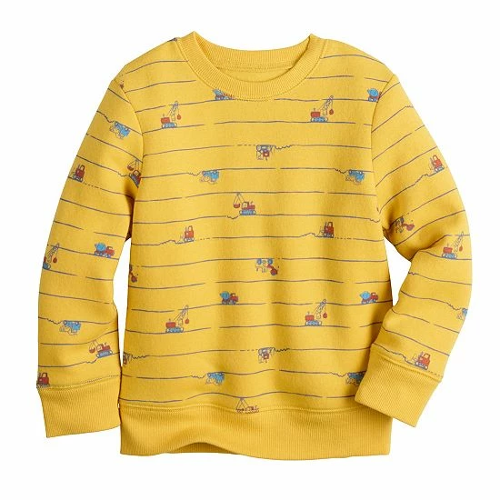 Toddler Jumping Beans® Allover Construction Print Fleece Sweatshirt 1 Toddler Jumping Beans® Allover Construction Print Fleece Sweatshirt