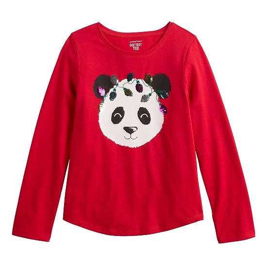 Girls 4-12 Jumping Beans® Long Sleeve Holiday Shirttail Graphic Tee White Reindeer Girls 4-12 Jumping Beans® Long Sleeve Holiday Shirttail Graphic Tee White Reindeer -Jumping Beans shop unnamed file 829