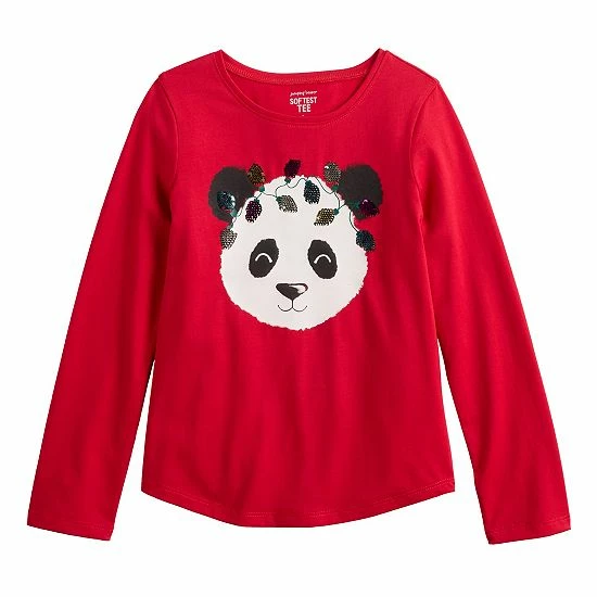 Girls 4-12 Jumping Beans® Long Sleeve Holiday Shirttail Graphic Tee White Reindeer Girls 4-12 Jumping Beans® Long Sleeve Holiday Shirttail Graphic Tee White Reindeer -Jumping Beans shop unnamed file 830