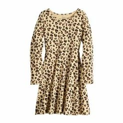 Girls 4-12 Jumping Beans® Long Sleeve Printed Skater Dress Pink Flowers 7 Girls 4-12 Jumping Beans® Long Sleeve Printed Skater Dress Pink Flowers -Jumping Beans shop unnamed file 848