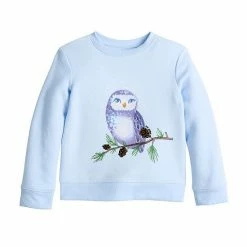 Girls 4-12 Jumping Beans® Embellished Crewneck Pullover Sweatshirt Aqua -Jumping Beans shop unnamed file 883