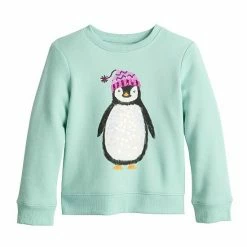 Girls 4-12 Jumping Beans® Embellished Crewneck Pullover Sweatshirt Aqua -Jumping Beans shop unnamed file 884