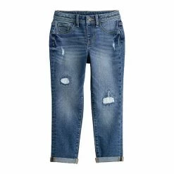 Girls 4-12 Jumping Beans® Girlfriend Fit Distressed Denim Jeans Med Wash W Destruction 3 Girls 4-12 Jumping Beans® Girlfriend Fit Distressed Denim Jeans Med Wash W Destruction -Jumping Beans shop unnamed file 888