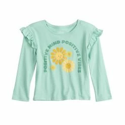 Toddler Girl Jumping Beans® Ruffle Shoulder Long Sleeve Tee Sunflower Ivory 13 Toddler Girl Jumping Beans® Ruffle Shoulder Long Sleeve Tee Sunflower Ivory -Jumping Beans shop unnamed file 916