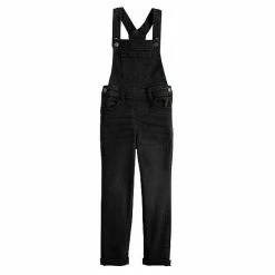 Girls 4-12 Jumping Beans® Girlfriend Fit Denim Overalls Dark Medium -Jumping Beans shop unnamed file 925