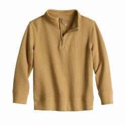 Toddler Boy Jumping Beans® Ribbed Quarter Zip Sweater Bayou Navy