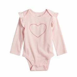 Baby Girl Jumping Beans® Holiday Ruffle Bodysuit Penguin Fairisle -Jumping Beans shop unnamed file 970