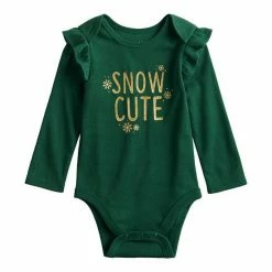 Baby Girl Jumping Beans® Holiday Ruffle Bodysuit Penguin Fairisle -Jumping Beans shop unnamed file 972
