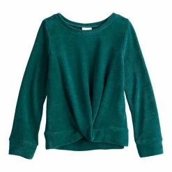 Girls 4-12 Jumping Beans® Twist Front Chenille Sweater Burgundy -Jumping Beans shop unnamed file 983