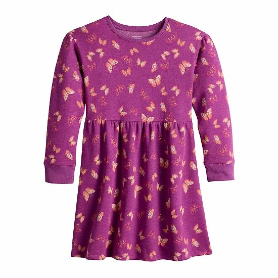 Girls 4-12 Jumping Beans® Puff Sleeve Printed Fleece Skater Dress Red Butterfly Girls 4-12 Jumping Beans® Puff Sleeve Printed Fleece Skater Dress Red Butterfly -Jumping Beans shop unnamed file 987
