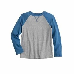 Kids 4-12 Jumping Beans® Long Sleeve Raglan Tee Gray Heather Blue -Jumping Beans shop unnamed file 99