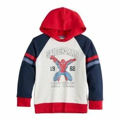 Boys 4-12 Jumping BeansĀ® Marvel Spider-Man Vintage Raglan Graphic Hoodie